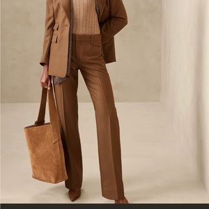 Ann Taylor Brown Trousers 4 Petite